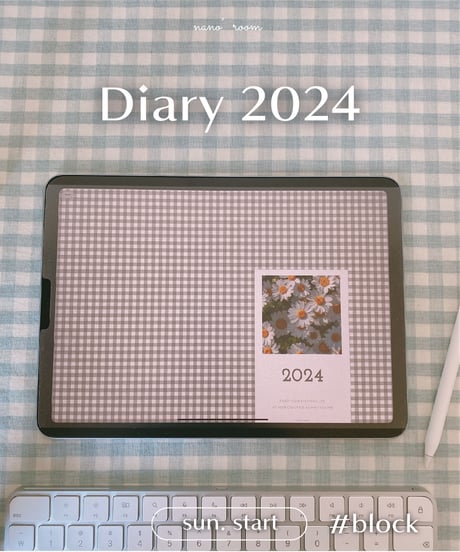 04.DIARY 2024 (blk.) [sun. start]