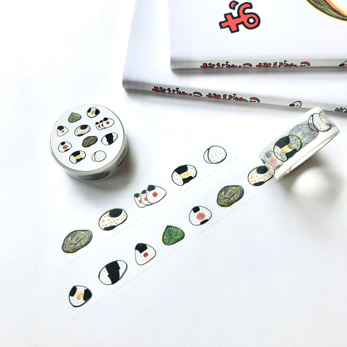 おにぎり おにぎり』マスキングテープ（「いろいろおにぎり」） | 食育