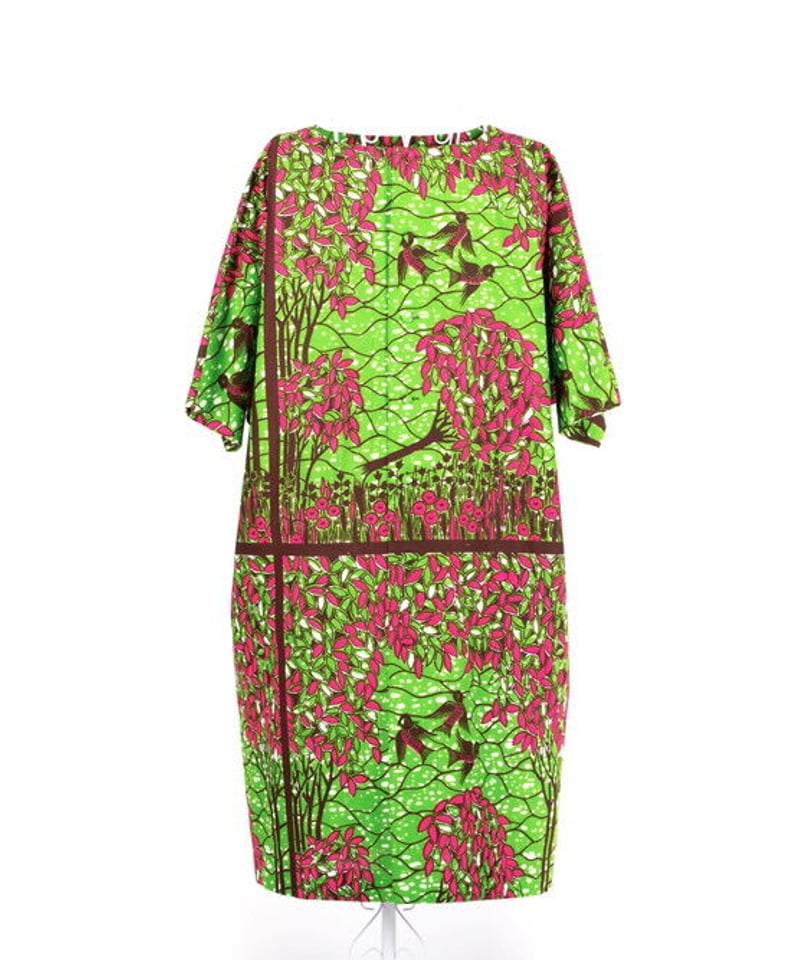 【ally 】フラワープリント グリーン パーティードレス 子供ドレス ロング 発表会 結婚式 ピンク ミントグリーン