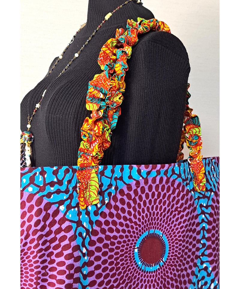 カーネーション エコバッグ（パープルxブルー） | attamica