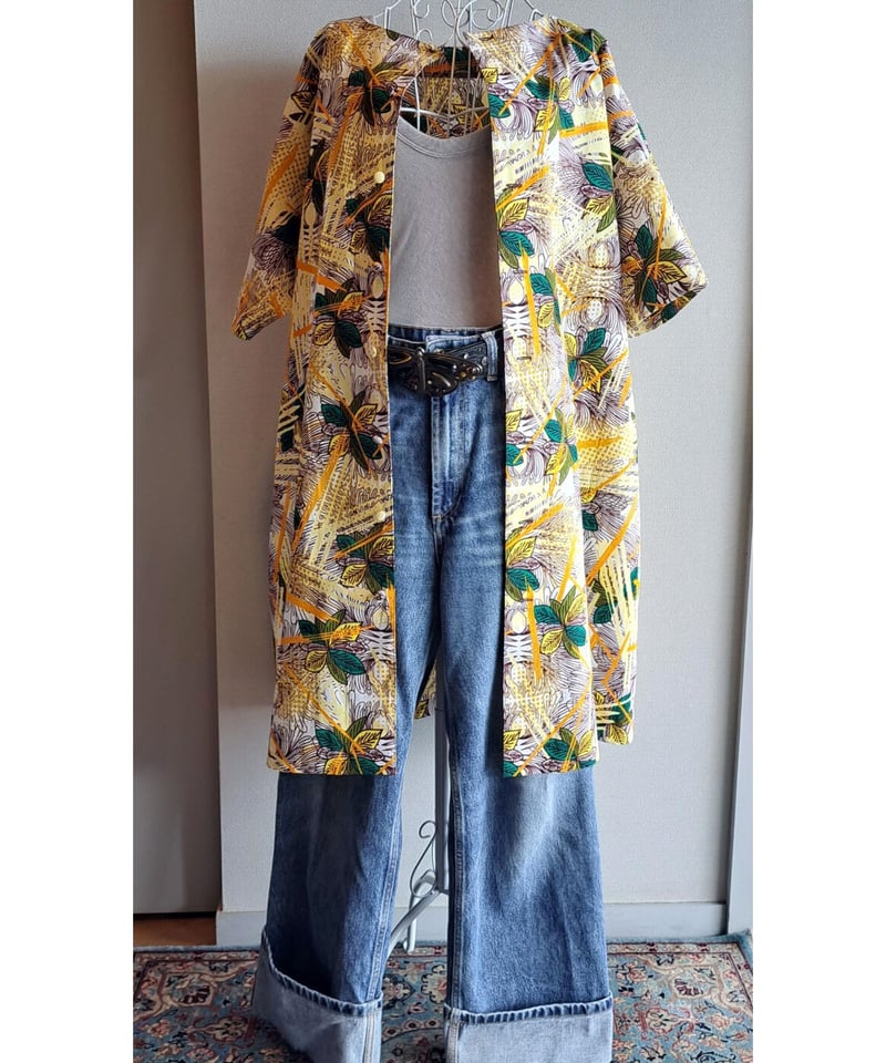 ダブルフラワードレス（ミモザイエローxグリーン） | attamica