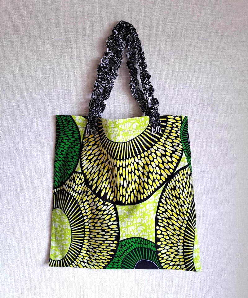 カーネーション エコバッグ（ライムグリーン） | attamica