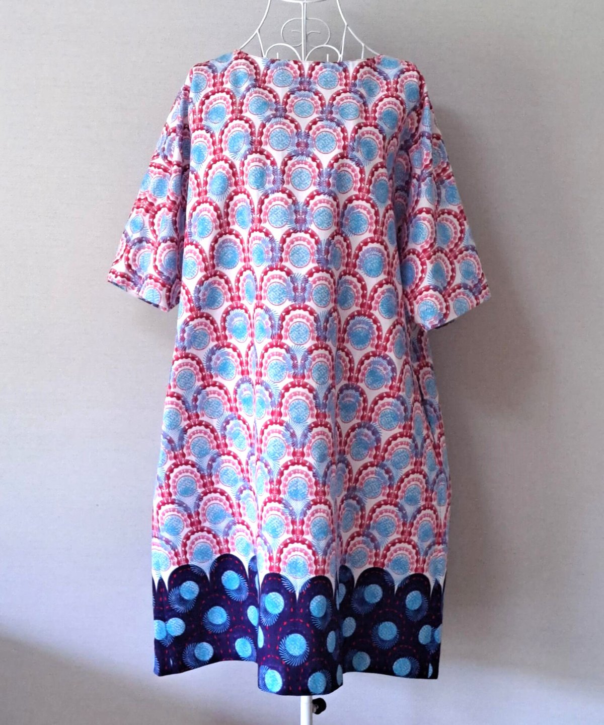 ダブルフラワードレス（ピンクxブルー） | attamica