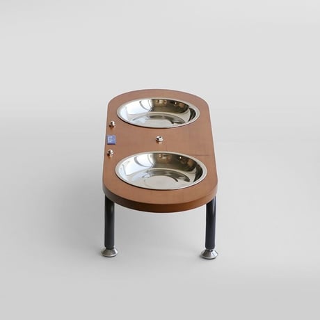 BELLA(ベラ) ペット用エサ皿 RD /【 PETTO 】ペットと アイアン4本脚がおしゃれなペット専用テーブル☆