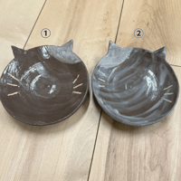 猫ちゃん陶器皿（中）