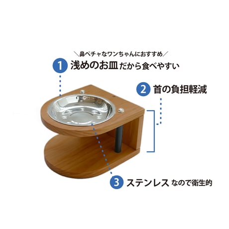 PITA(ピタ) ペット用エサ皿 NA /【 PETTO 】ペットと