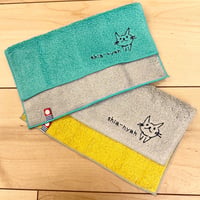 しあにゃんリバーシブルタオルハンカチ