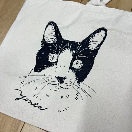 大きめトートバック：モデルよんたくん
