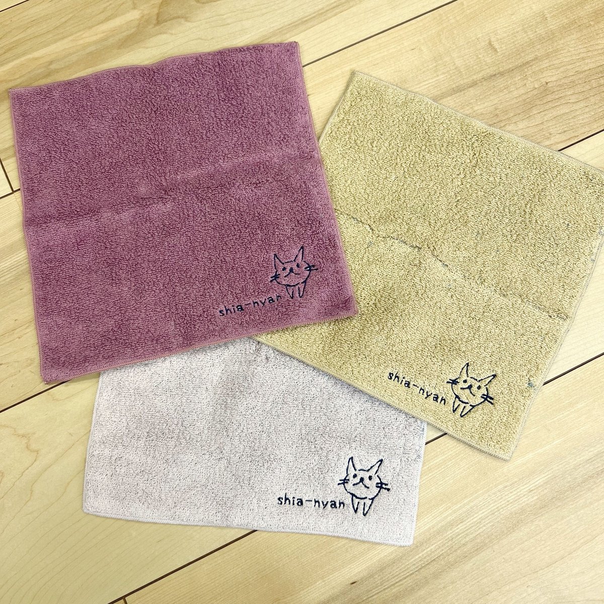 しあにゃんリバーシブルタオルハンカチ | shianyan.shop