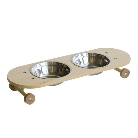 SK8PLATE大 ペット用エサ皿 スケートボード型  /【 PETTO 】ペットと