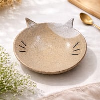 猫ちゃん陶器皿（大）