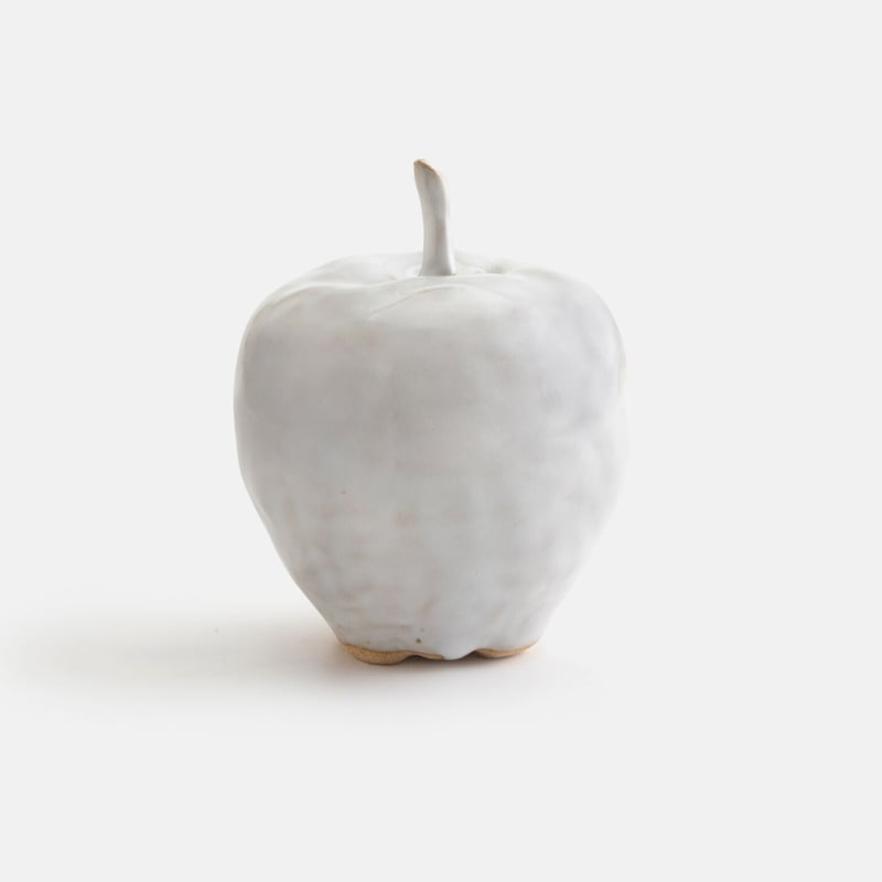 ハートリース ホワイト松かさ＆リンゴ ハートリース ホワイト松かさ＆リンゴ