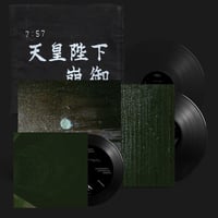 LINEKRAFT/PRURIENT "GOVERNMENT CONTROLLED SHRINES" BLACK VINYL 2x7”+5” IN CLOTH BAG