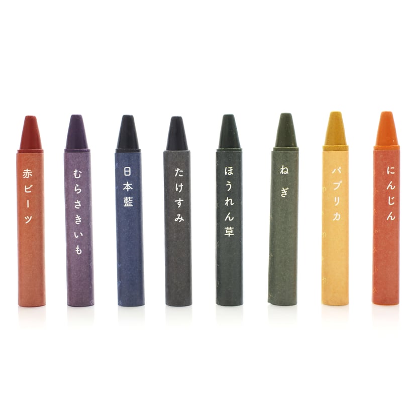 10本入り × 10個 おやさいクレヨン JapanBlue お米と野菜から作