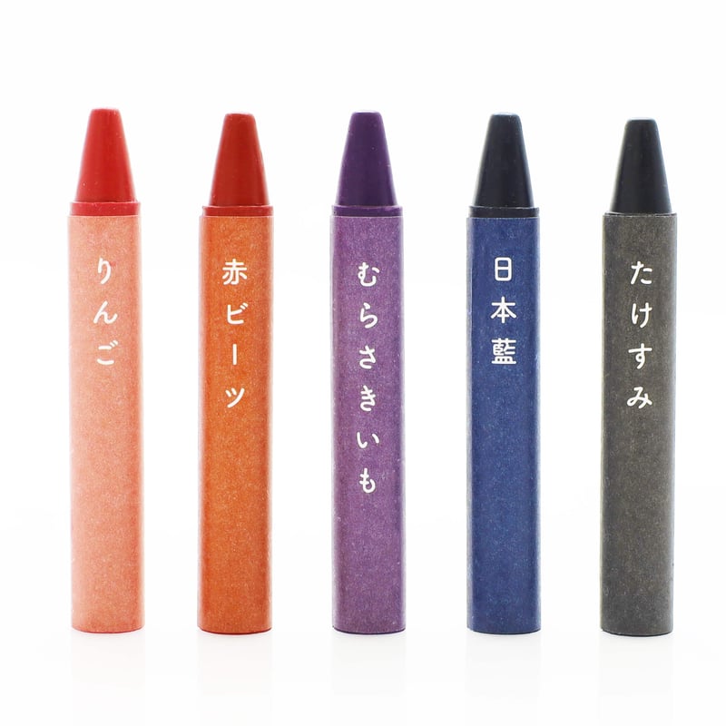 10本入り × 10個 おやさいクレヨン JapanBlue お米と野菜から作