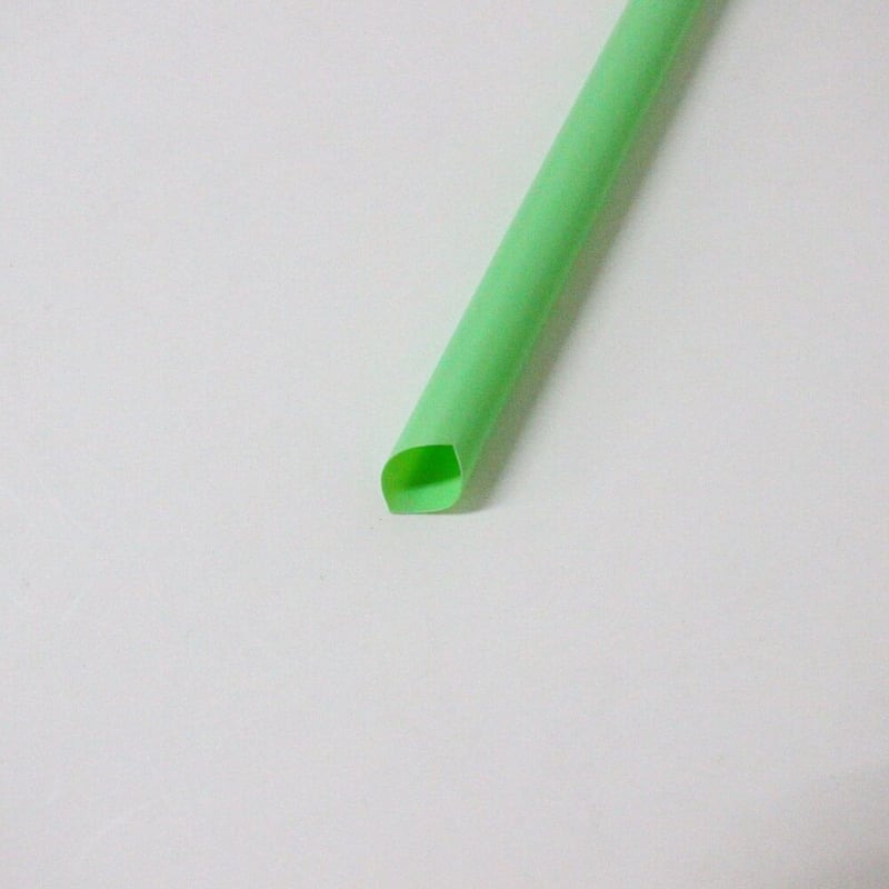 売り尽くしセール！在庫限り】タピオカストロー(グリーン) 200本入り 