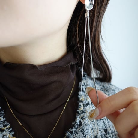 【silver】simple chain accessory