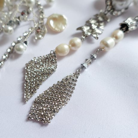 【silver】asymmetry pierce