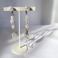 【silver base】3way akoya perl  accessory
