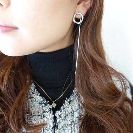 asymmetry pierce(silver)