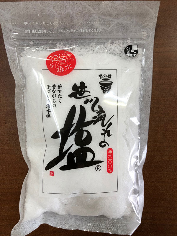 天然塩 日本海の塩 笹川流れの塩 4kg 日本海企画 original