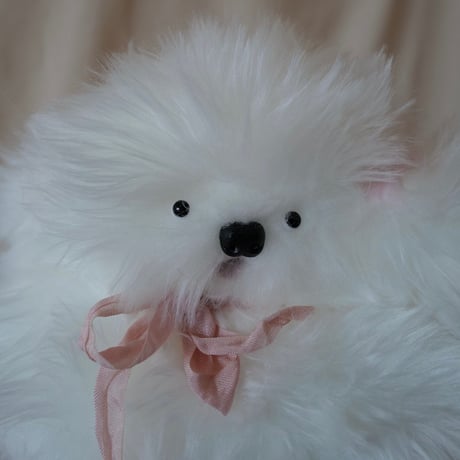 ぺったんこ　白わんちゃん