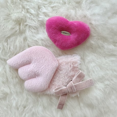 【予約商品】fur angel harness Ruffle（beige）