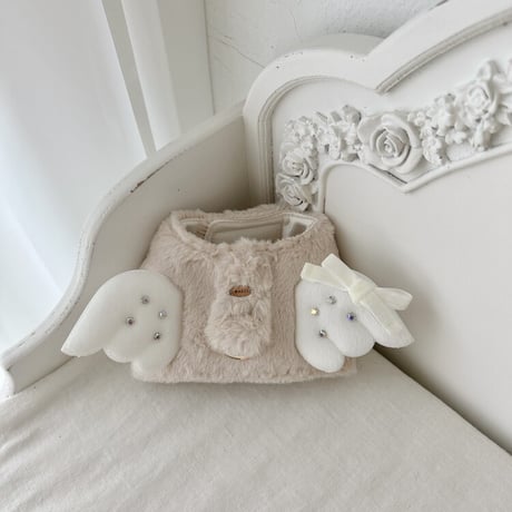 【予約商品】fur angel harness Basic（beige)