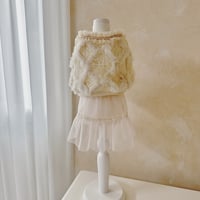 【予約商品】Grace fur sweatshirt(crop)
