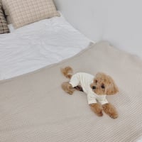 【予約商品】Angora ribbed fleece turtleneck ( All-in-one )