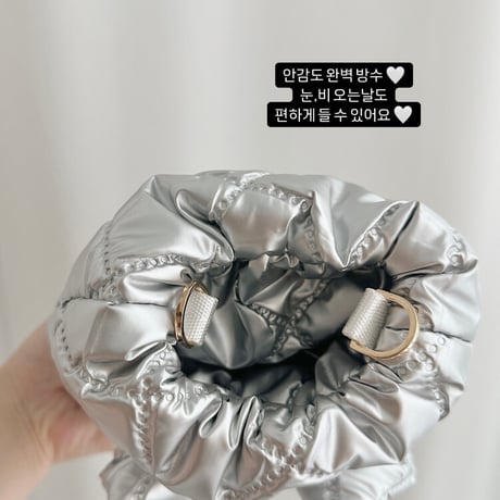 【予約商品】Ribbone padding bag