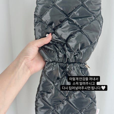 【予約商品】Ribbone padding bag