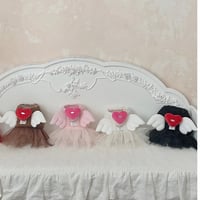 【予約商品】Dumble angel harness(Ruffle)※heart brooch set