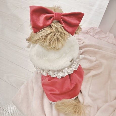 【予約商品】Bling fur cape