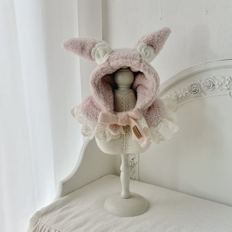 【予約商品】Flower Rabbit sweet cape