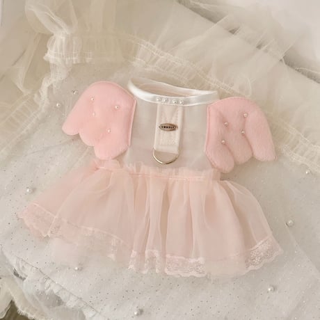 【予約商品】Dress up angel harness basic（pink）