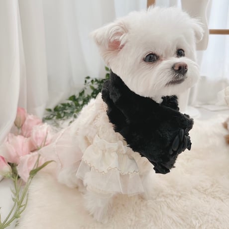 【予約商品】Rose fur muffler
