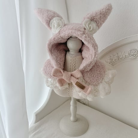 【予約商品】Flower Rabbit sweet cape