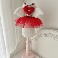 【予約商品】Heart angel harness(Ruffle) ※heart brooch set