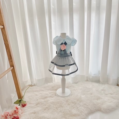 【予約商品】Suspenders tutu skirt+brooch