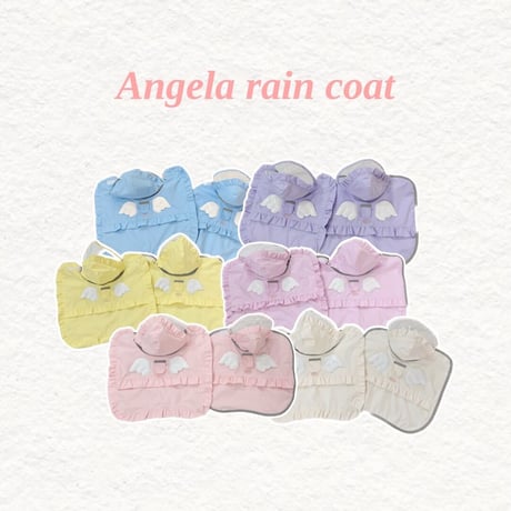 【予約商品】Angel rain coat set ( frill )※deeppurple売り切れ