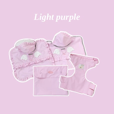【予約商品】Angel rain coat set ( frill )※deeppurple売り切れ