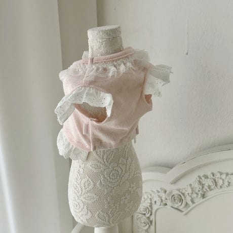 【予約商品】Baby lace top(crop)