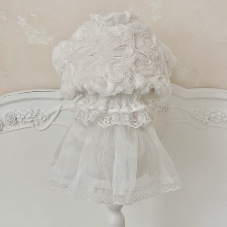 【予約商品】Rose fur bolero