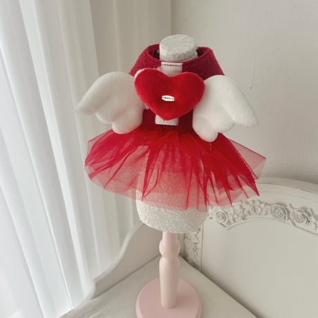 【予約商品】Heart angel harness(basic) ※heart brooch set