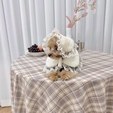 【予約商品】Bling fur cape