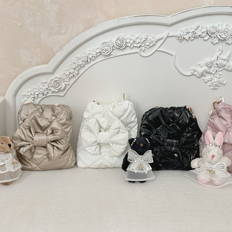 【予約商品】Ribbone padding bag