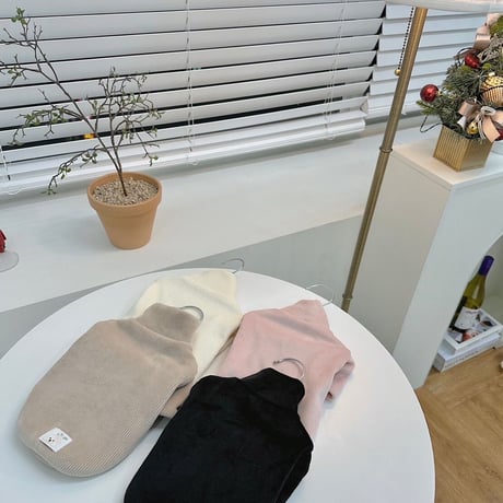 【予約商品】Angora ribbed fleece turtleneck ( T-shirt )