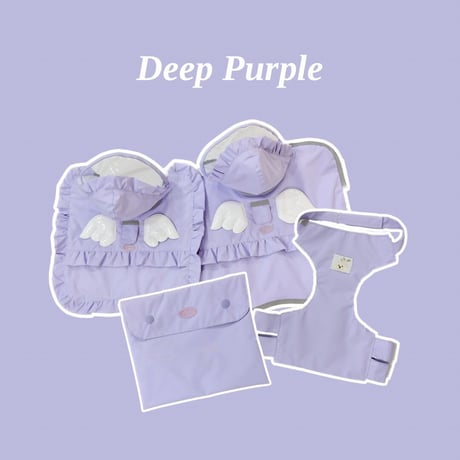 【予約商品】Angel rain coat set ( frill )※deeppurple売り切れ