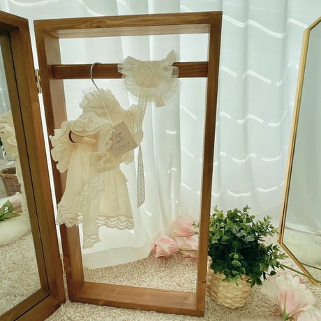 【予約商品】frill lace home wear dress